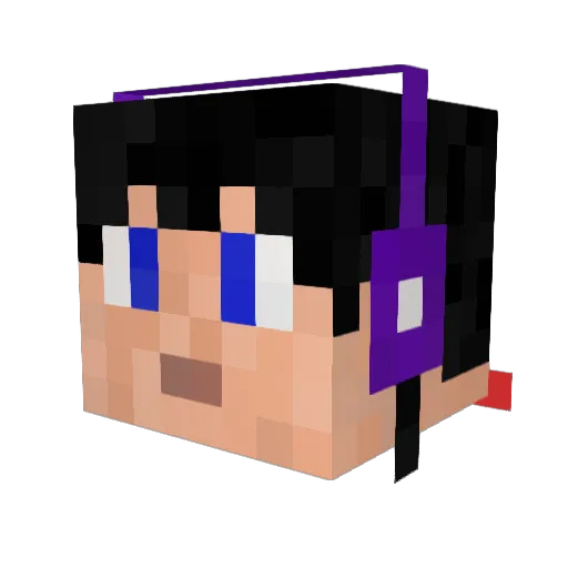TheFinalOne Minecraft avatar head, 3D render