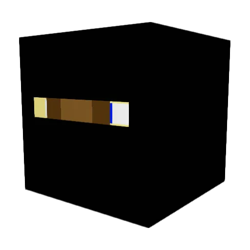 TheFireNinga Minecraft avatar head, 3D render