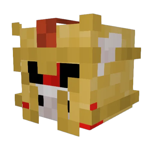 TheFireSniper33 Minecraft avatar head, 3D render