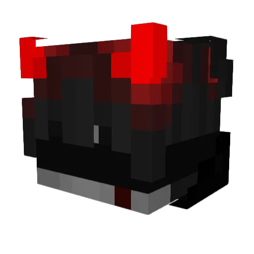 TheFirstGlumanda Minecraft avatar head, 3D render