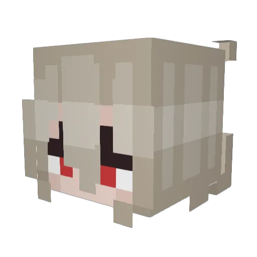 TheFirstKindred Minecraft avatar head, 3D render