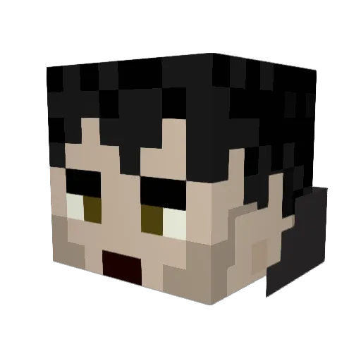 TheFirstR3vE Minecraft avatar head, 3D render