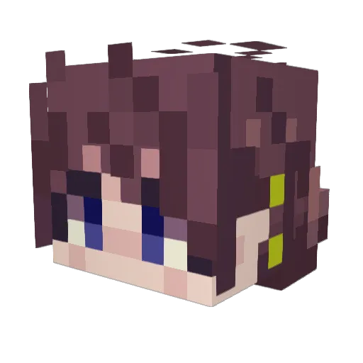 TheFirstYaronb Minecraft avatar head, 3D render