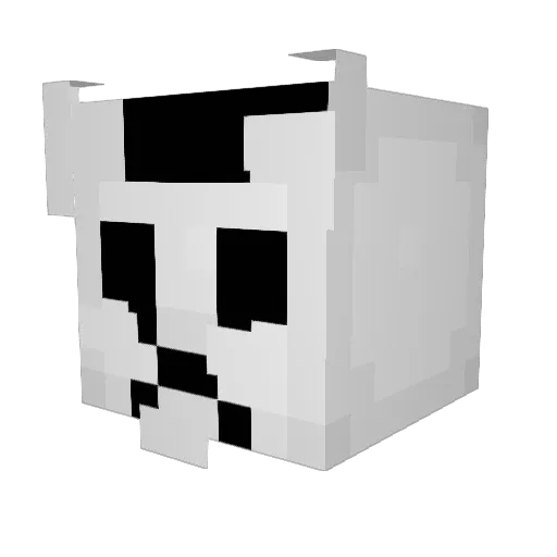 TheFishDuchess Minecraft avatar head, 3D render
