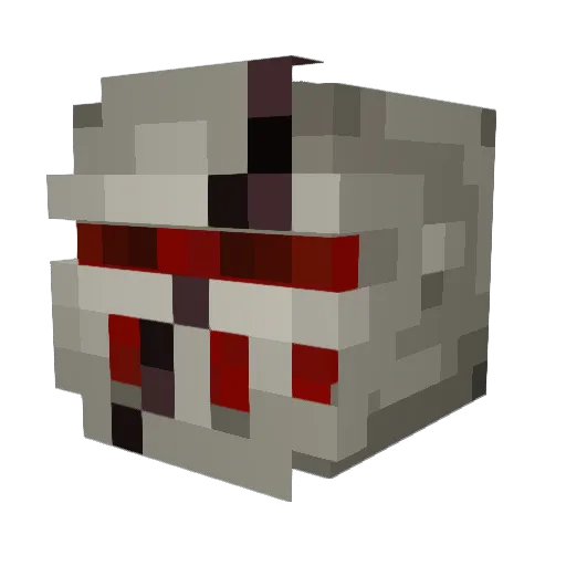 TheFiveStripes Minecraft avatar head, 3D render