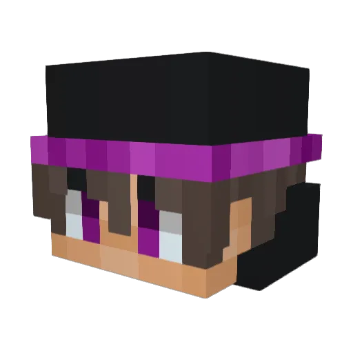 TheFiveguy Minecraft avatar head, 3D render