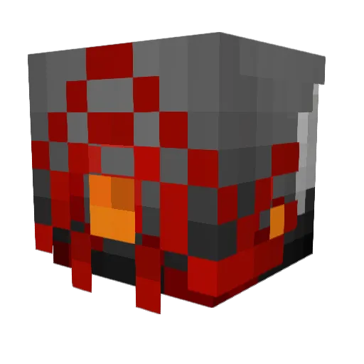TheFixx Minecraft avatar head, 3D render