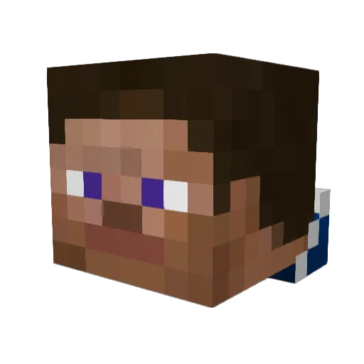 TheFlabberGasted Minecraft avatar head, 3D render