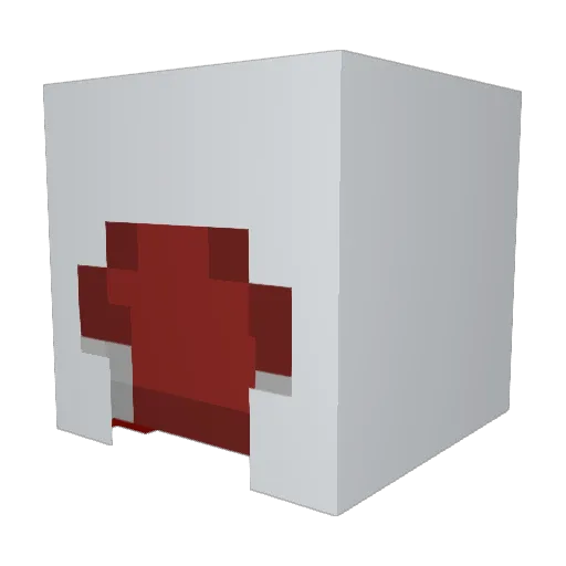 TheFlash1209 Minecraft avatar head, 3D render
