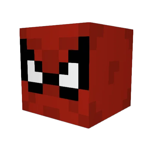 TheFlash162 Minecraft avatar head, 3D render