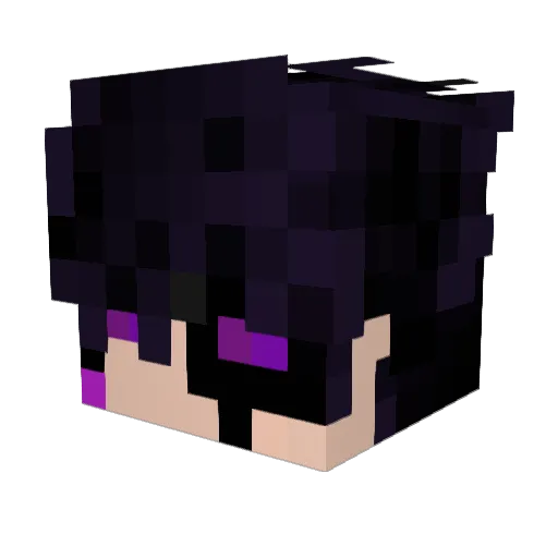 TheFlash2137 Minecraft avatar head, 3D render