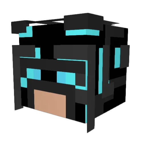 TheFlash4999 Minecraft avatar head, 3D render
