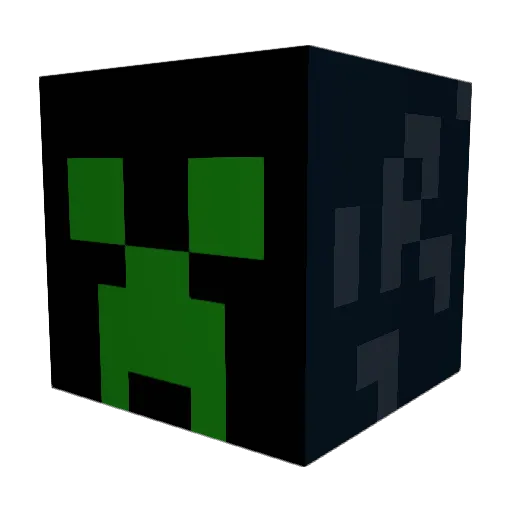 TheFlashBman Minecraft avatar head, 3D render