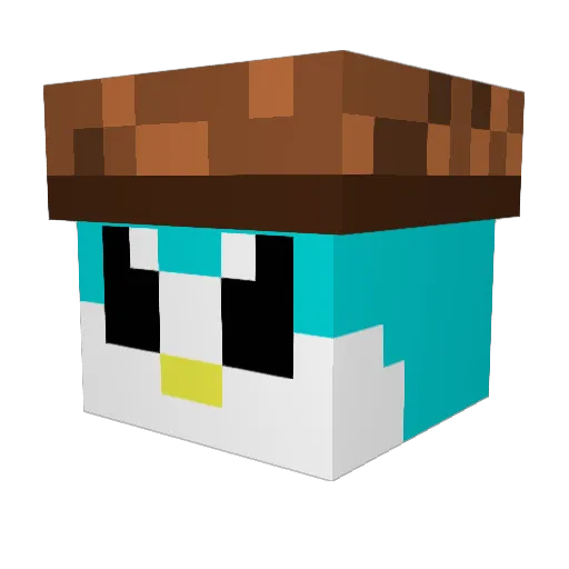 TheFlashDCU Minecraft avatar head, 3D render