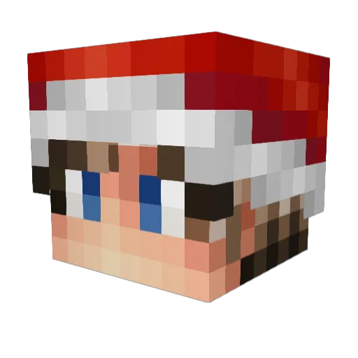 TheFlashPlaysMc Minecraft avatar head, 3D render