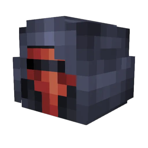 TheFlashxx4 Minecraft avatar head, 3D render
