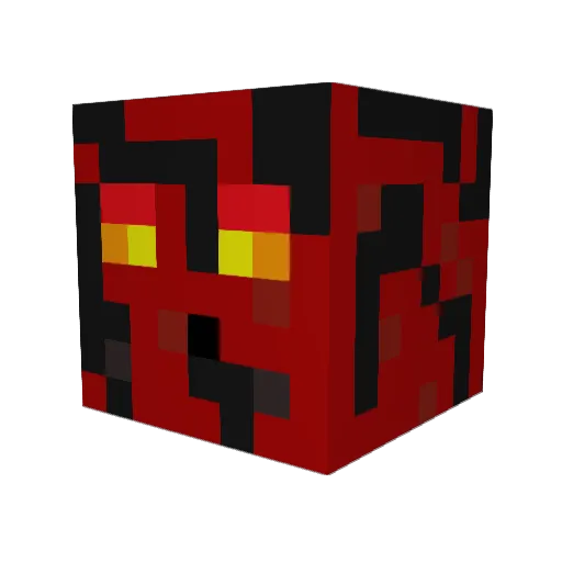TheFlurryTM Minecraft avatar head, 3D render