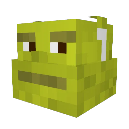 TheFlyingDuchman Minecraft avatar head, 3D render