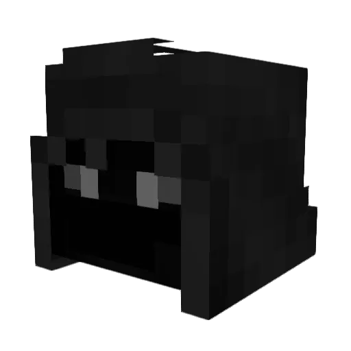 TheFlyingL Minecraft avatar head, 3D render