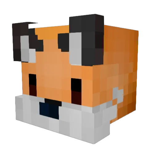 TheFlyingSkye Minecraft avatar head, 3D render