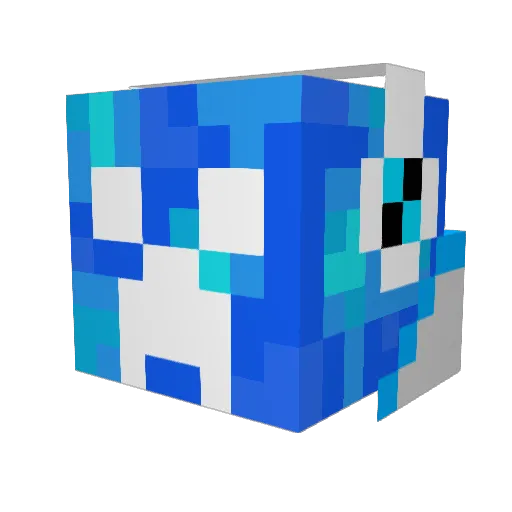 TheFostyBoy Minecraft avatar head, 3D render