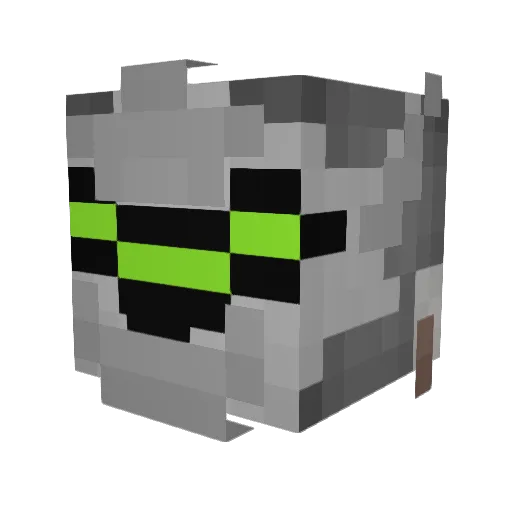 TheFourze123_ Minecraft avatar head, 3D render