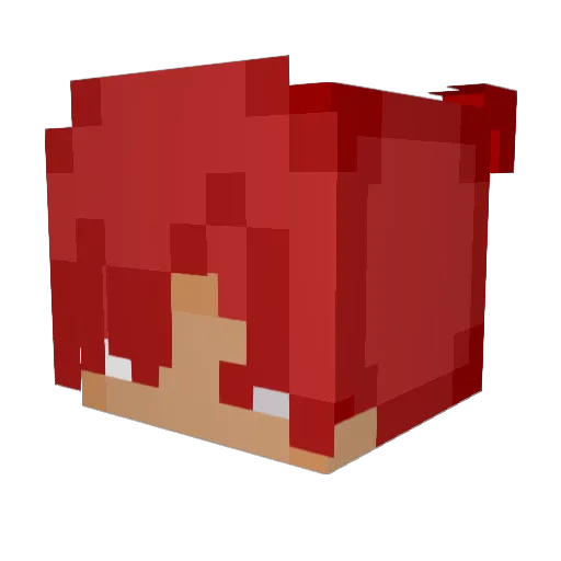 TheFqkeInki Minecraft avatar head, 3D render