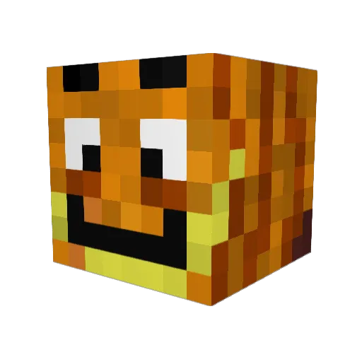 TheFr3akHD Minecraft avatar head, 3D render