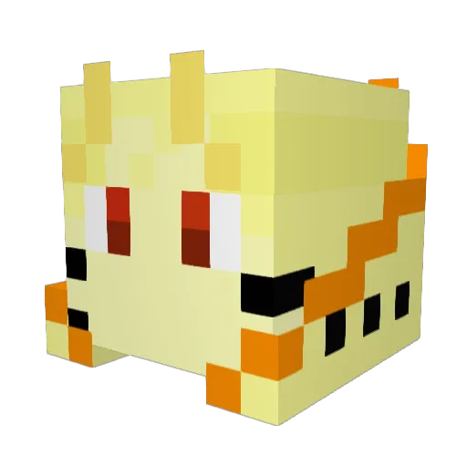 TheFr3sherSquad Minecraft avatar head, 3D render