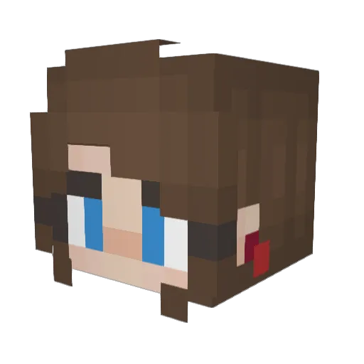 TheFreshFeline Minecraft avatar head, 3D render