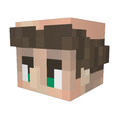 TheFriarLawrence Minecraft avatar head, 3D render