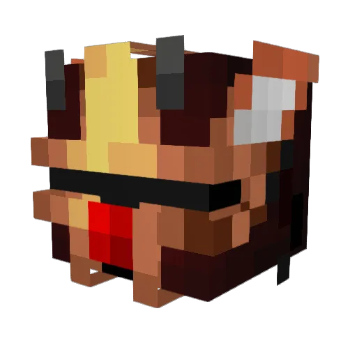 TheFridge9202 Minecraft avatar head, 3D render