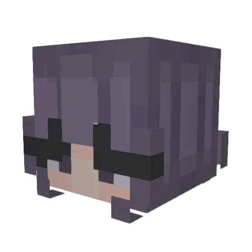 TheFrozenMenace Minecraft avatar head, 3D render