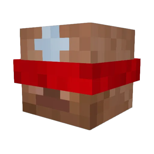 TheFrozenMunk Minecraft avatar head, 3D render