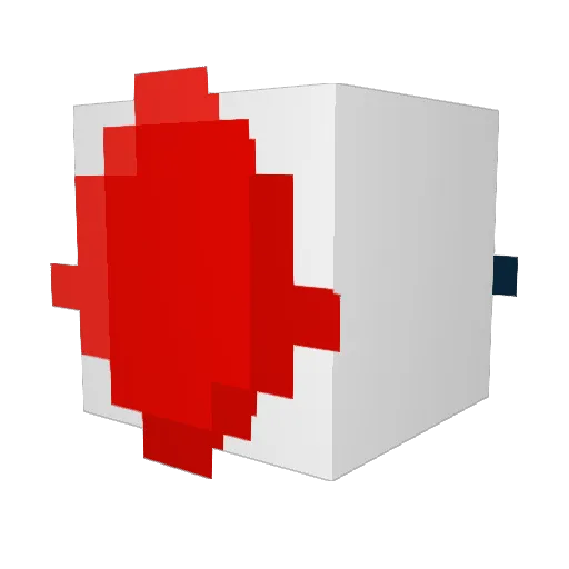 TheFunGang Minecraft avatar head, 3D render