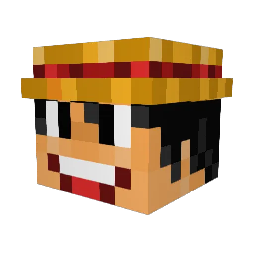 TheFunkadelic Minecraft avatar head, 3D render