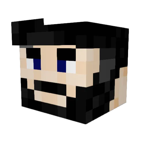 TheFunkyCookie Minecraft avatar head, 3D render