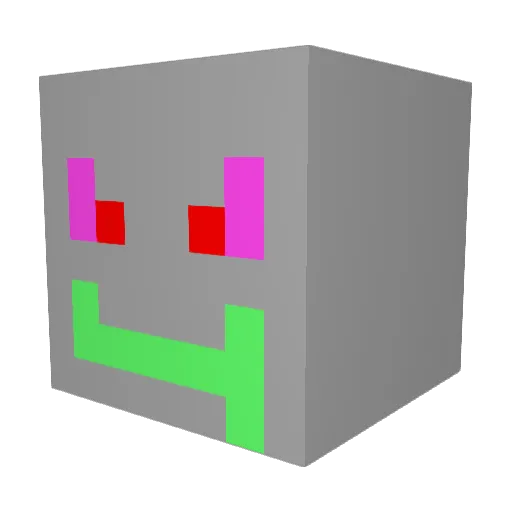 TheFunnyLads Minecraft avatar head, 3D render