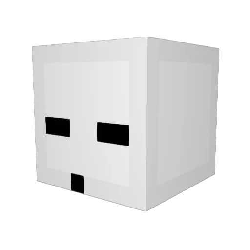 TheFurrret Minecraft avatar head, 3D render