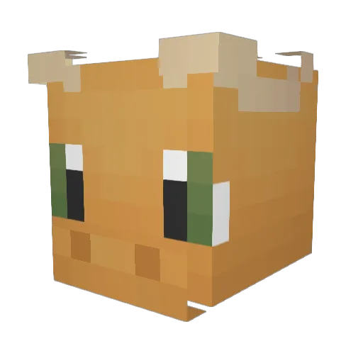 TheGR8Swanny Minecraft avatar head, 3D render