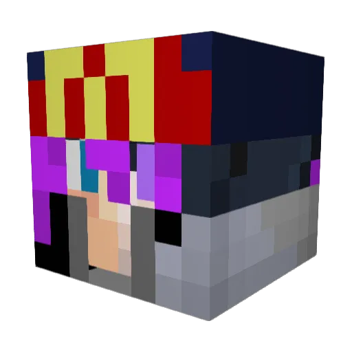 TheGabeXD Minecraft avatar head, 3D render