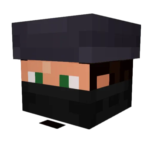 TheGameBreaker01 Minecraft avatar head, 3D render