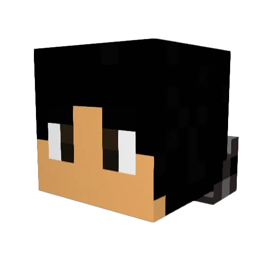 TheGamePlayer Minecraft avatar head, 3D render