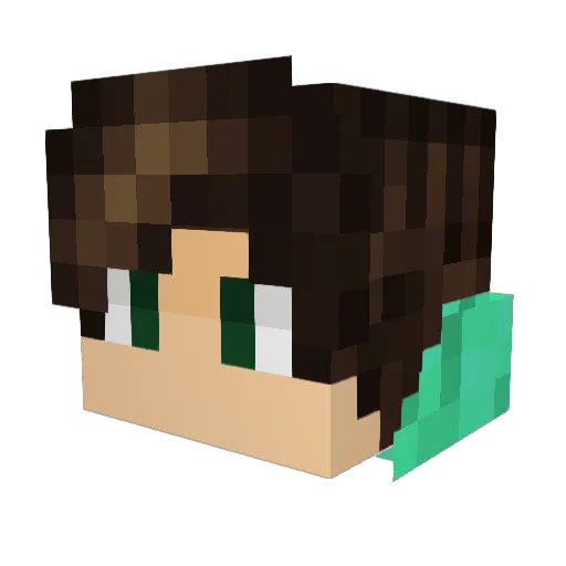 TheGamer04381 Minecraft avatar head, 3D render