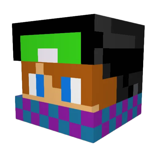 TheGamer2004 Minecraft avatar head, 3D render