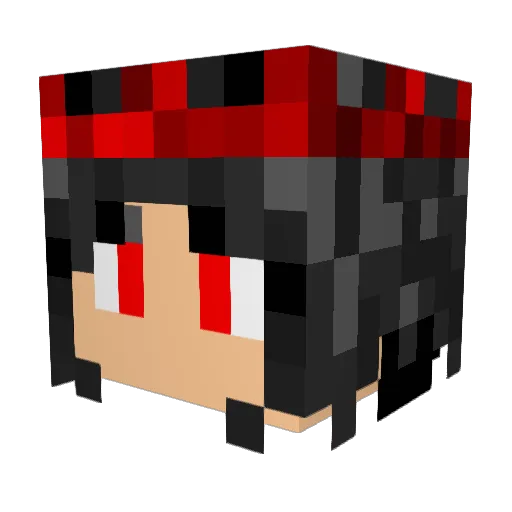 TheGamer57xD Minecraft avatar head, 3D render