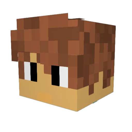 TheGamer590 Minecraft avatar head, 3D render