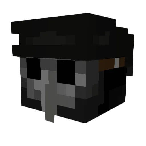 TheGamerBear Minecraft avatar head, 3D render