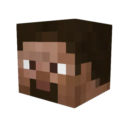 TheGamerGabe Minecraft avatar head, 3D render