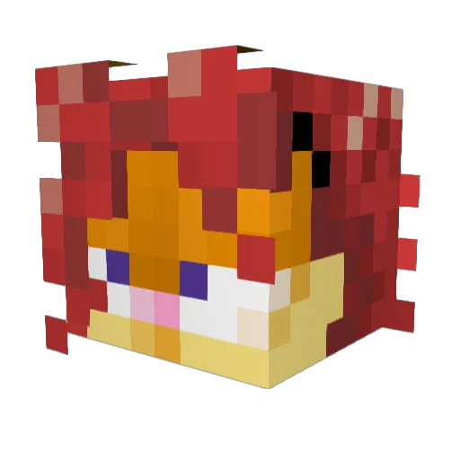 TheGamerGawd Minecraft avatar head, 3D render